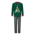 thumbnail image 2 of EYIIYE Family Matching Christmas Pajamas, Baby Romper/Dog Clothes/Star Snowflake Ball Print Tops and Pants Sleepwear Set, 2 of 10
