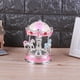 thumbnail image 4 of Caja de música de corona romántica Emit Clockwork Carrusel Regalo de cumpleaños para niños (Rosa), 4 of 8