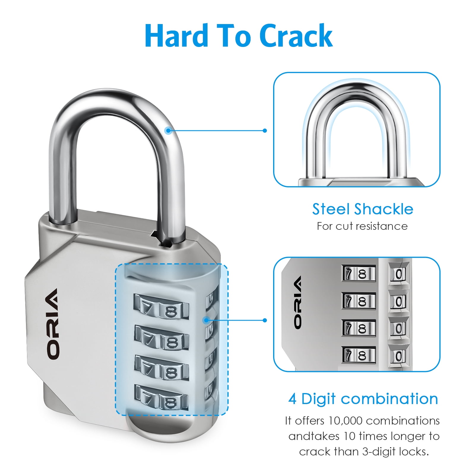 ORIA Waterproof 4-Digit Combination Key Lock Box Anti-Theft Mini Travel Safe Box For Beach Outdoor Sport I.190344511 ORIA Waterproof 4-Digit Combination Key Lock Box Anti-Theft Mini Travel Safe Box For Beach Outdoor Sport I.190344511