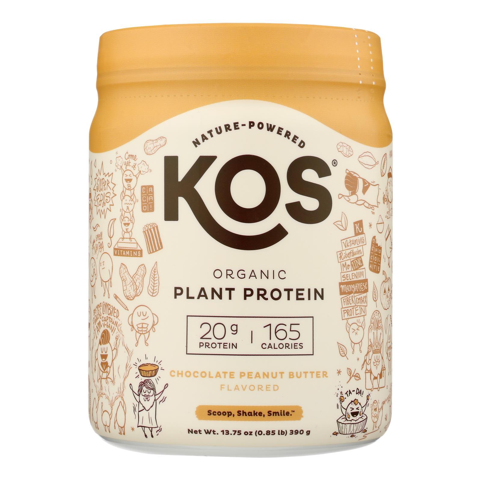 Kos Protein Powder Chocolate Peanut Butter 1 Each13.75 OZ