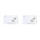 thumbnail image 1 of Naiovety 50 paquete/lote personalizar decoraciones de con corazón hueco nombre lugar tarjetas boda nombre tarjetas blanco blanco 2Conjunto, 1 of 6