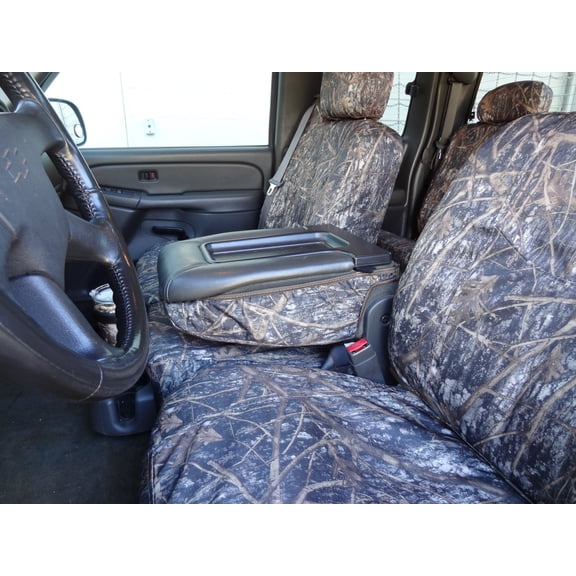 C2003 2003-2007 Chevy Silverado, Suburban and GMC Sierra Front 40/20/40 Split Seat With Electric Drivers Side Controls and Opening Center Console