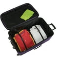 thumbnail image 4 of U.S Traveler Vineyard Fabric Expandable Rolling Luggage Set, Purple, 4-Piece (15/20/22/27), 4 of 7