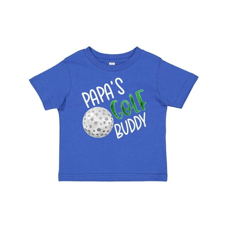 

Inktastic Papa s Golf Buddy with Golf Ball Gift Baby Boy or Baby Girl T-Shirt