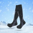 thumbnail image 3 of Electric Heated Socks Outdoor Sport Socks Fast Heating For Skiing Sport Supplies (Black), 3 of 10