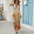 thumbnail image 6 of Mermaid Fish Scales Sleeveless Dress Woman Fashion Long Dresses Women's Summer Suit Dress 2025, 6 of 7