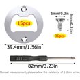 thumbnail image 2 of 15 Sets Stainless Steel Bottle Opener Inserts Hardware,Metal Insert Parts Kit for Bottle Opener, 2 of 5