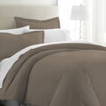 thumbnail image 3 of Taupe 3 Piece Duvet Cover Set Full/Queen, by Simply Soft, 3 of 3
