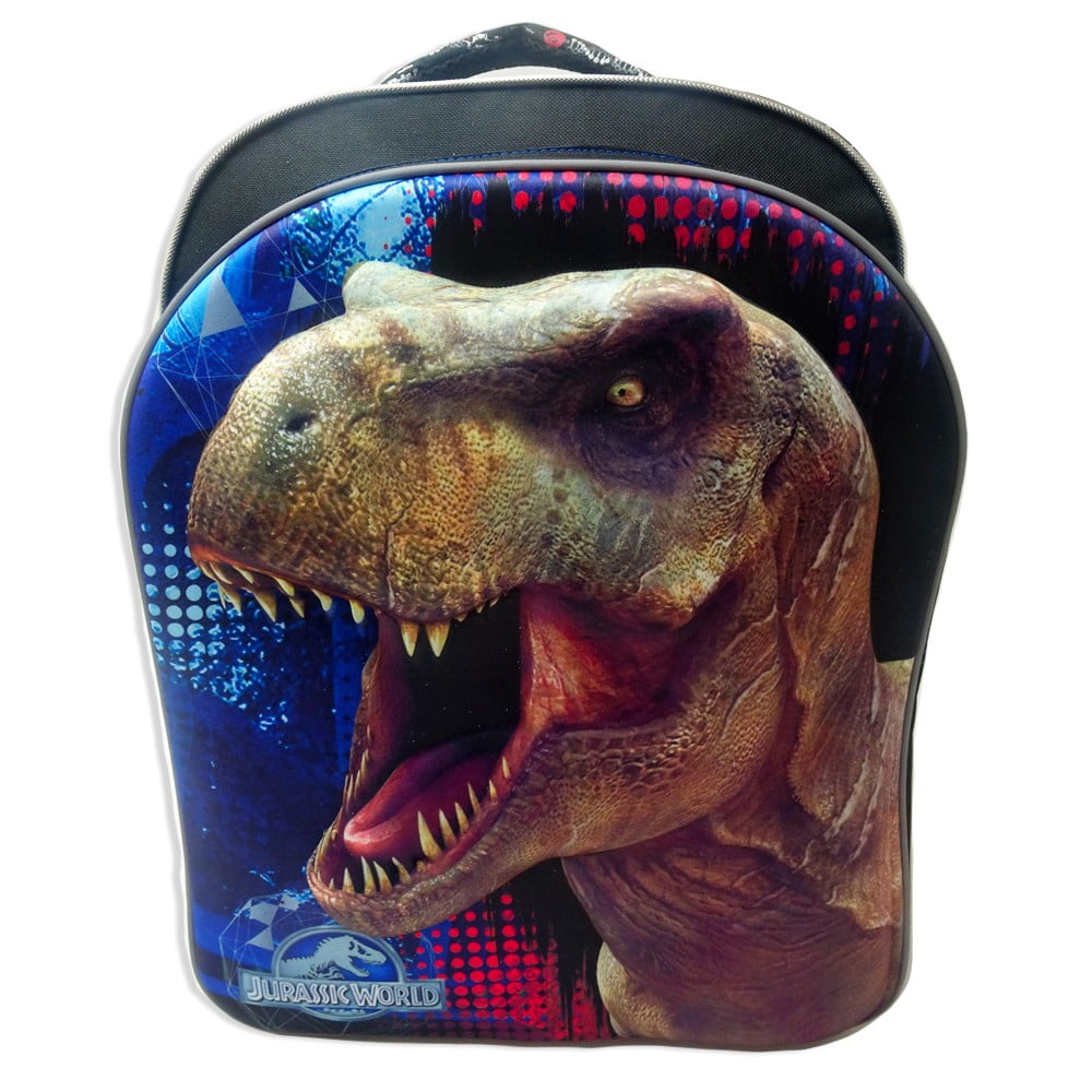 Jurassic World 16" Kids' 3D Backpack Black