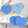 thumbnail image 4 of Esponjas faciales Spunspon, 100 unidades, con forma de corazón, color azul, 4 of 6