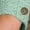 #0017-Green, variant on Uootdi 3/4 Sleeve V Neck Womens Tops Eyelet Embroidery Button Shirts Relaxed Fit Comfortable Business Casual Summer Vacation Outfits Gift
