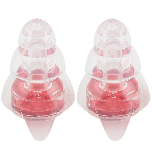 High Fidelity 27dB Noise Reduction Earplugs for Drummer Party Hearing with Transparent Design
