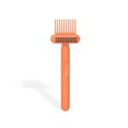 thumbnail image 2 of Peine limpieza cepillo portátil mini antideslizante mango antideslizante curling hierro remover escombros lavado gagets regalos baño salón naranja Scienceny HA059188-01B, 2 of 7
