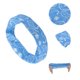 thumbnail image 3 of Ofertas Únicas 1 Pc Banda para la cabeza que absorbe la transpiración para yoga Azul Lago, 3 of 6