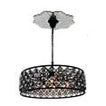 thumbnail image 2 of Elegant Lighting 24" Mirrored Medallion Ceiling Canopy in Silver, 2 of 2