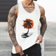 thumbnail image 2 of Camisetas de Tanque de los Hombres Tanque de los Hombres Incolor Gradiente de Impresión Cuello Redondo Correa Delgada Fuga Atrás Regular Casual Deportes Blusas de Tanque, 2 of 5