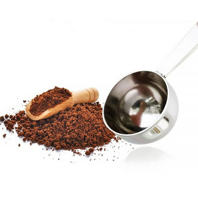 Stainless Steel Coffee Spoon Espresso Stamp Coffee Stamp Coffee Measuring Measuring Tamper Scoop Home Kitchen Accessories