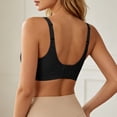 thumbnail image 3 of Breastfeeding Front Closure Wireless Nursing Bra For Plus Size Maternity Underwear Comfort And Support(Black,XL), 3 of 4