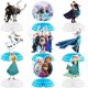 thumbnail image 3 of Suministros para fiestas de princesas Elsa y Anna de Frozen, pegatinas, anillos, pulseras, pajitas reutilizables, sellos, bolsas de papel, decoración para fiestas de cumpleaños, 3 of 5