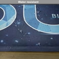 thumbnail image 6 of Ambesonne Birthday Place Mats Set of 4, Party Theme and Stars, Standard Size, Navy Blue and Sky Blue, 6 of 6