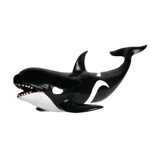 Modelo de juguete de Animal marino, gran tiburón , figuras de juguete, suministros de fiesta, adorno, decoración de escritorio, juguete de