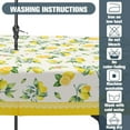 thumbnail image 4 of Lemon Outdoor Tablecloth with Umbrella Hole 60" x 120" Waterproof Zipper Table Cloth for Patio Table - Ideal Tablecloths for Picnics, Camping, and Yard Use, 4 of 5