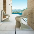 thumbnail image 5 of 33.5" Taupe Brown Outdoor Patio Dining Chair, 5 of 8