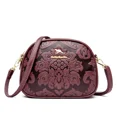 thumbnail image 3 of Bolsos y carteras pequeños de 3 capas con estampado de flores, de marca de lujo, para hombro, bandolera, para compras, para mujer, 3 of 5