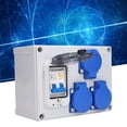 thumbnail image 3 of Toma de Corriente Impermeable ANGGREK Enchufe de Pared ABS 200-250V 40A, 3 of 8