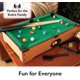thumbnail image 3 of Juego de billar en miniatura de 20 pulgadas con tablero de mesa, 3 of 7