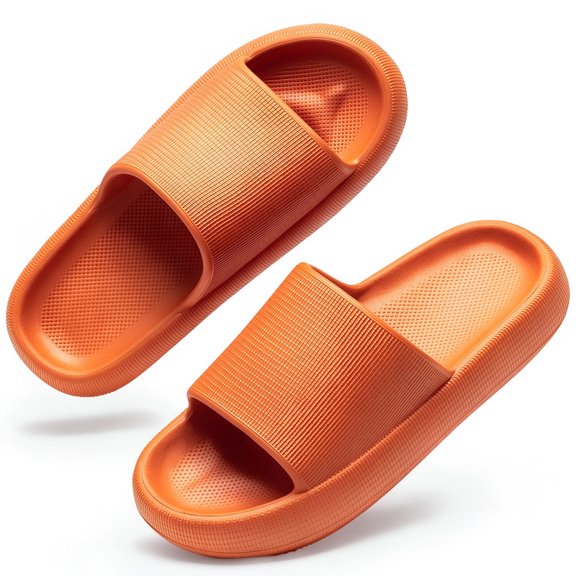 BERANMEY Comfort Non-Slip Lightweight Cloud Sandals Slippers for Women and Men Pillow House Slippers Shower Shoes Indoor Slides Bathroom Ultimate Thick Sole Indoor Easy to Clean