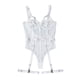 thumbnail image 3 of Gibobby Lencería sexy Conjunto de tirantes de Lencería sexy para mujer Día de San Valentín, ropa interior, conjunto de lencería con cuello en V, Lencería de encaje Día de(Blanco, G), 3 of 5