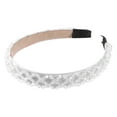 thumbnail image 7 of Unique Bargains 1 Pc Rhinestone Headbands Bling Hairband for Women 0.79 Inch Wide White, 7 of 7