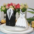 thumbnail image 5 of Caja de dulces de boda de estilo europeo y occidental, caja de dulces de boda, caja de dulces de novia con caja de regalo de mano, 100 unidades, 5 of 5
