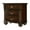 Dark Walnut, variant on Furniture of America Damos Solid Wood 3-Drawer Nightstand in Gray