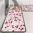 thumbnail image 2 of Kitchen Rugs Sets Of 2,Pioneer Flower Floral Print Pattern Anti Fatigue Kitchen Mat Rugs Non Slip Washable,Decorative Kitchen Floor Mats for Kitchen,Sink,Laundry,17"x47"+17"x47", 2 of 5