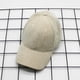 thumbnail image 4 of BRIGHTFUFU 1 gorra de béisbol de pana con visera a la moda, sombrero de bloque solar ajustable para viajes deportivos al aire libre (beige), 4 of 7