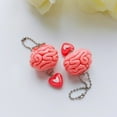 thumbnail image 3 of Stylish Simulation Brain Keyring Halloween Keychain Handmade Bag Decoration, 3 of 8