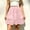 *Pink, variant on Binmer Women's Elastic High Waist Tiered Ruffle Flowy A Line Mini Skirt,Casual Summer Swing Skirt Black,Women's Plus L
