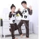 thumbnail image 2 of Pijamas de lana para niños, ropa de dormir de franela cálida, ropa de estar por casa de lana de Coral, Conjunto de pijama de invierno, caliente, 2 of 2