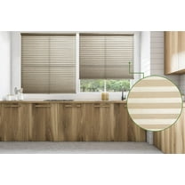 BlindsAvenue Cellular Honeycomb Cordless Shade, 9/16" Single Cell, Light Filtering, Designer Print Stone, Size: 18" W x 48" H