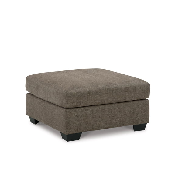 Signature Design by Ashley Contemporary Mahoney Oversized Accent Ottoman, Chocolate