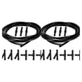 thumbnail image 3 of relayinert Black Quick And Easy Replacement Washer Hose Kit For Window Washer Hose Kit Front Windshield 2Set, 3 of 4