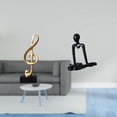 thumbnail image 2 of Figura De Resina De Pensador Musical Creativo, Adorno Abstracto De Mesa, Escultura Central Para Escritorio, Armario, Dormitorio, Estantería, Chimenea, Regalo De Inauguración De La Casa., 2 of 8