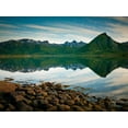 thumbnail image 2 of Frank, Assaf 24x19 Black Ornate Wood Framed with Double Matting Museum Art Print Titled - Mountain range by the sea, Lofoten, Norway, 2 of 4