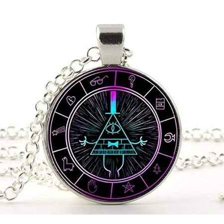 Drama Gravity Falls Mysteries BILL CIPHER WHEEL Pendant Necklace