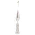 thumbnail image 1 of Panier suspendu en corde de coton tissée à la main pour pot de fleurs, décoration de balcon ou de jardin, 1 of 4