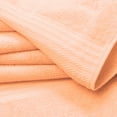 thumbnail image 2 of GLAMBURG Ultra Soft 8-Piece Towel Set - 100% Pure Ringspun Cotton, Contains 2 Oversized Bath Towels 27x54, 2 Hand Towels 16x28, 4 Wash Cloths 13x13 - Ideal for Everyday use, Hotel & Spa - Peach, 2 of 7