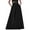 Black, variant on Skirts for Women Pocket Casual Solid Loose Long Skirt for Women Black M