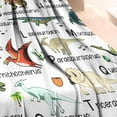 thumbnail image 3 of Colorful Dinosaurs Alphabet Pattern Blanket,Comfortable Soft Lamb Wool Throw Blanket,All Season,Warm Lightweight Blankets for Sofa Bed Couch Living Room Chair,30"x40", 3 of 4